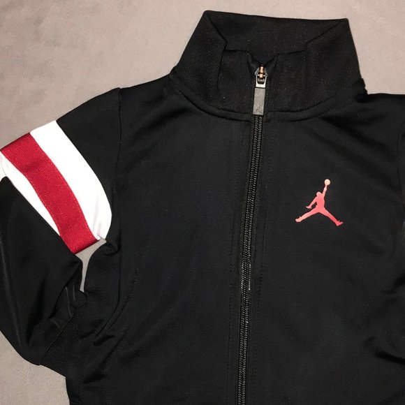 Nike Air Jordan Track Jacket, Black/Red, 18M, NEW! - Picture 2 of 12